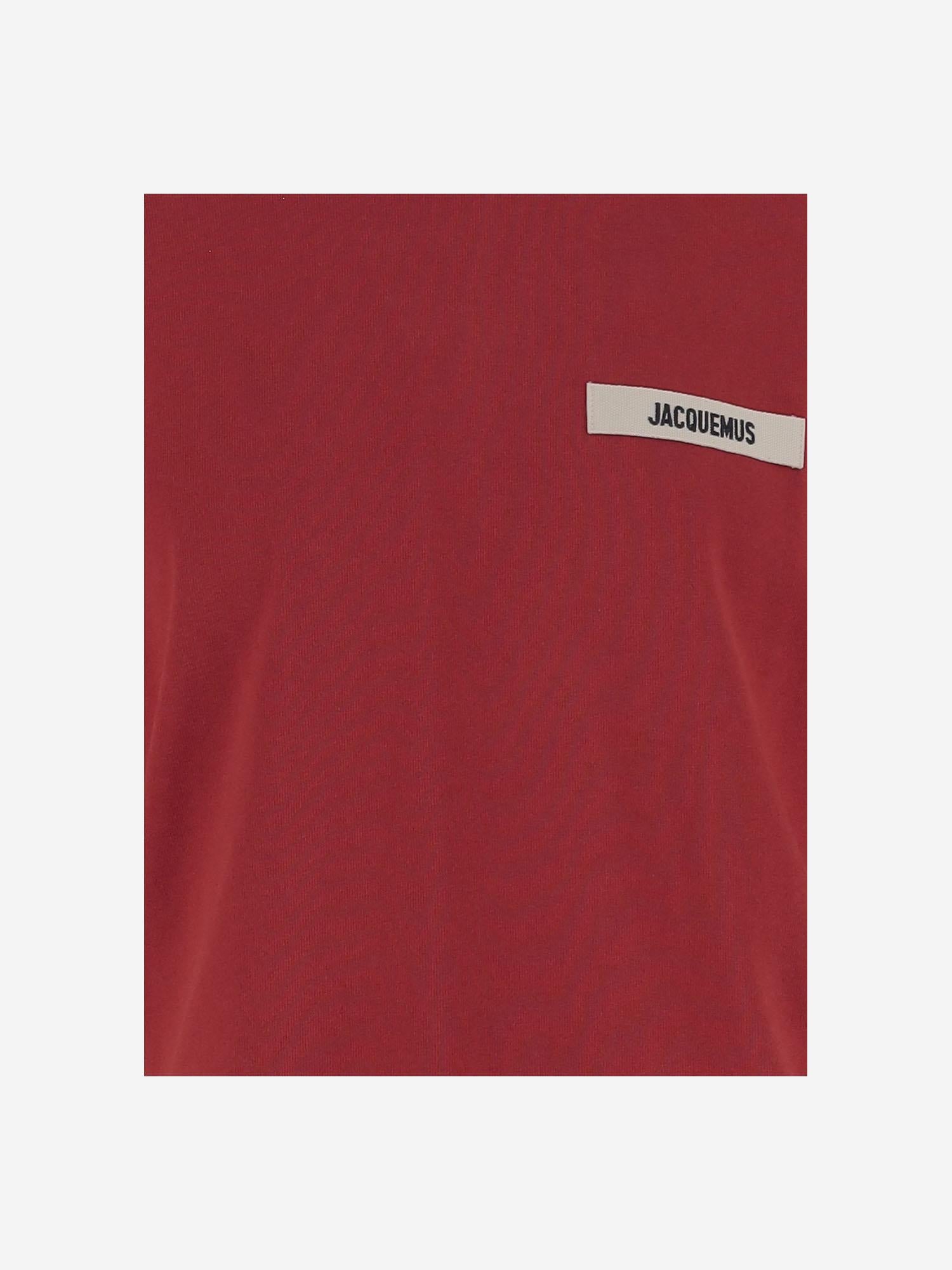 T-SHIRT IN COTONE CON LOGO TSM00133AJ00226 480 JACQUEMUS