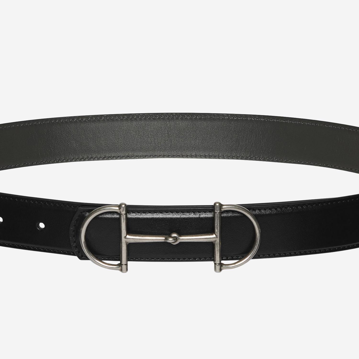 CINTURA REVERSIBILE IN PELLE CON MORSETTO 847273 0YATC1082 GUCCI