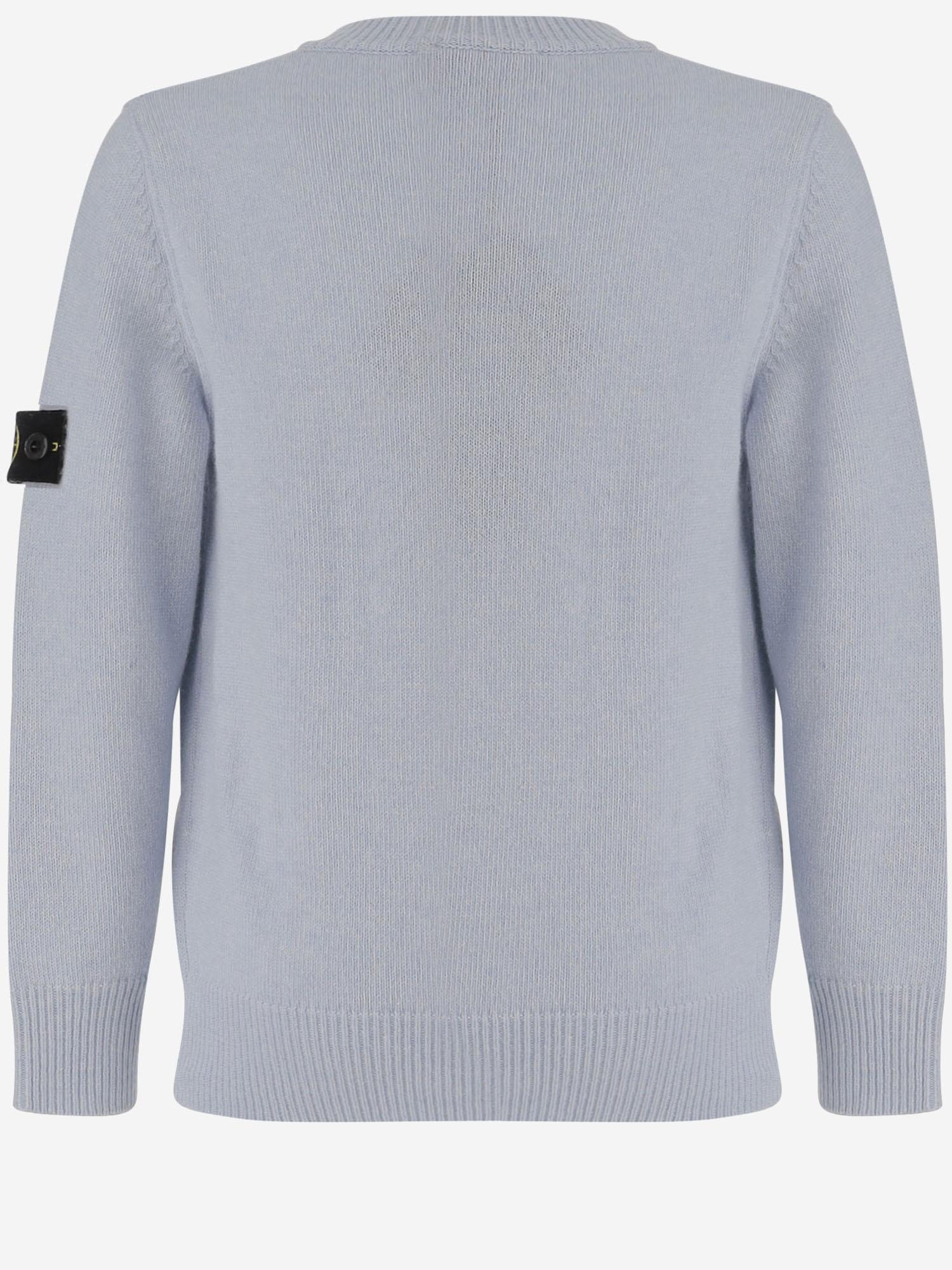 MAGLIONE IN MISTO LANA E VISCOSA 5100002 S00M1V004A STONE ISLAND KIDS