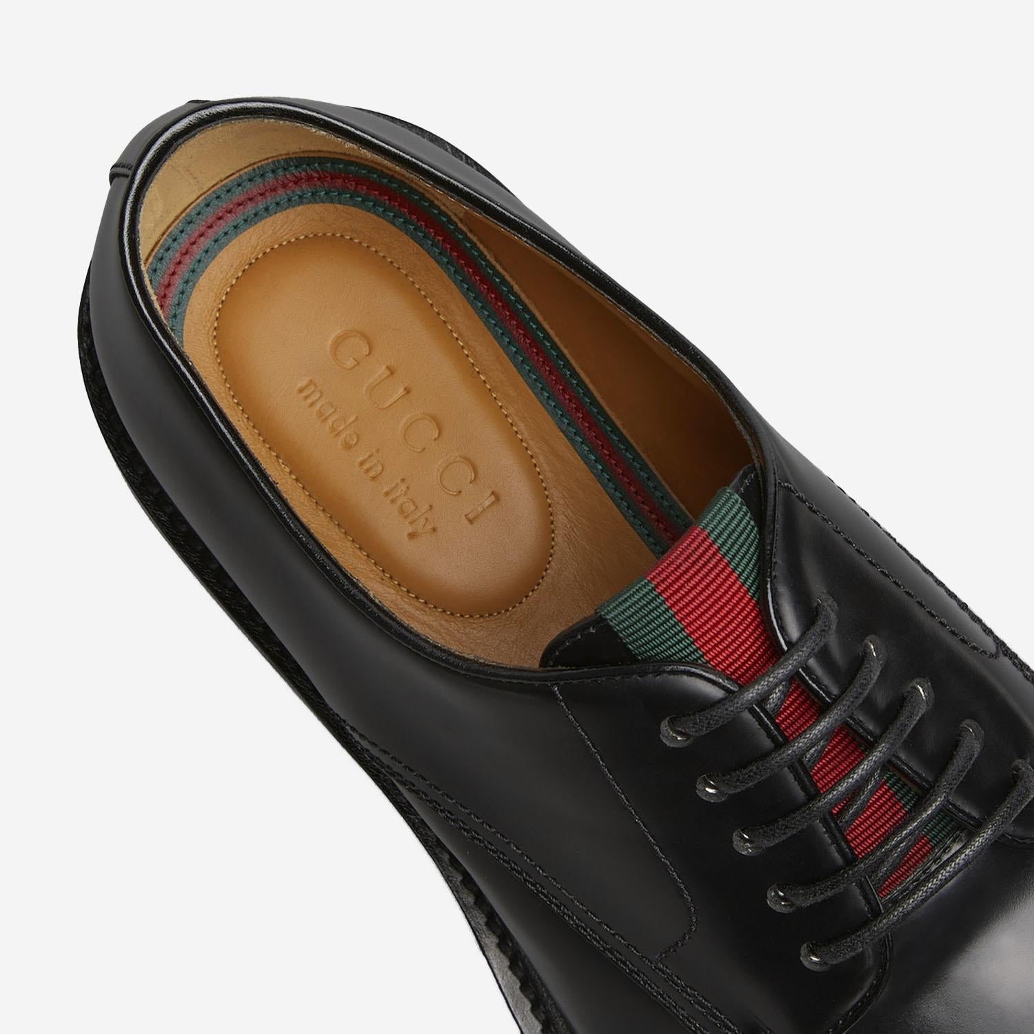 SCARPE STRINGATE IN PELLE 838135 AAEYE1048 GUCCI