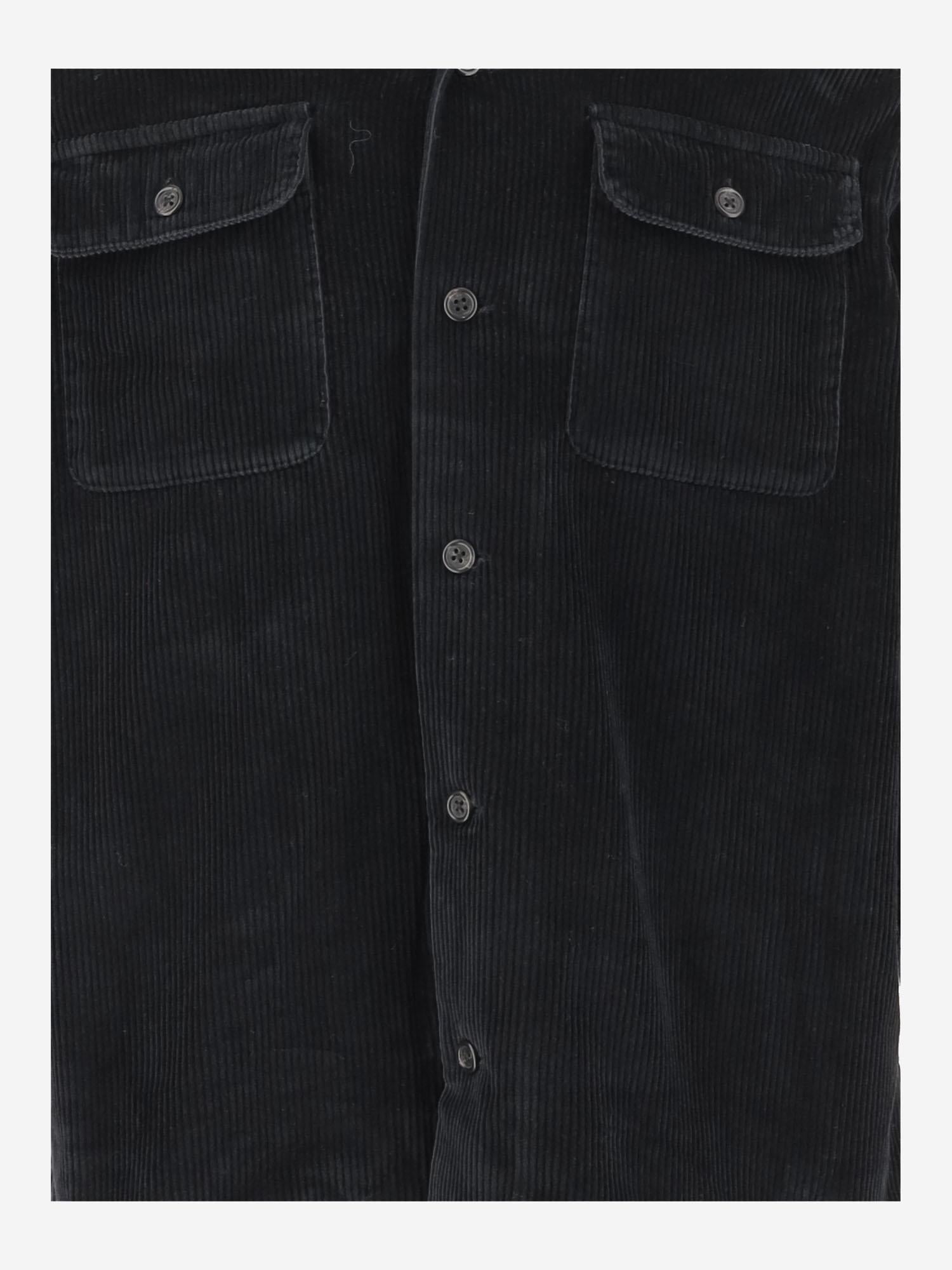 CAMICIA IN VELLUTO DI COTONE 710979621 002 POLO RALPH LAUREN