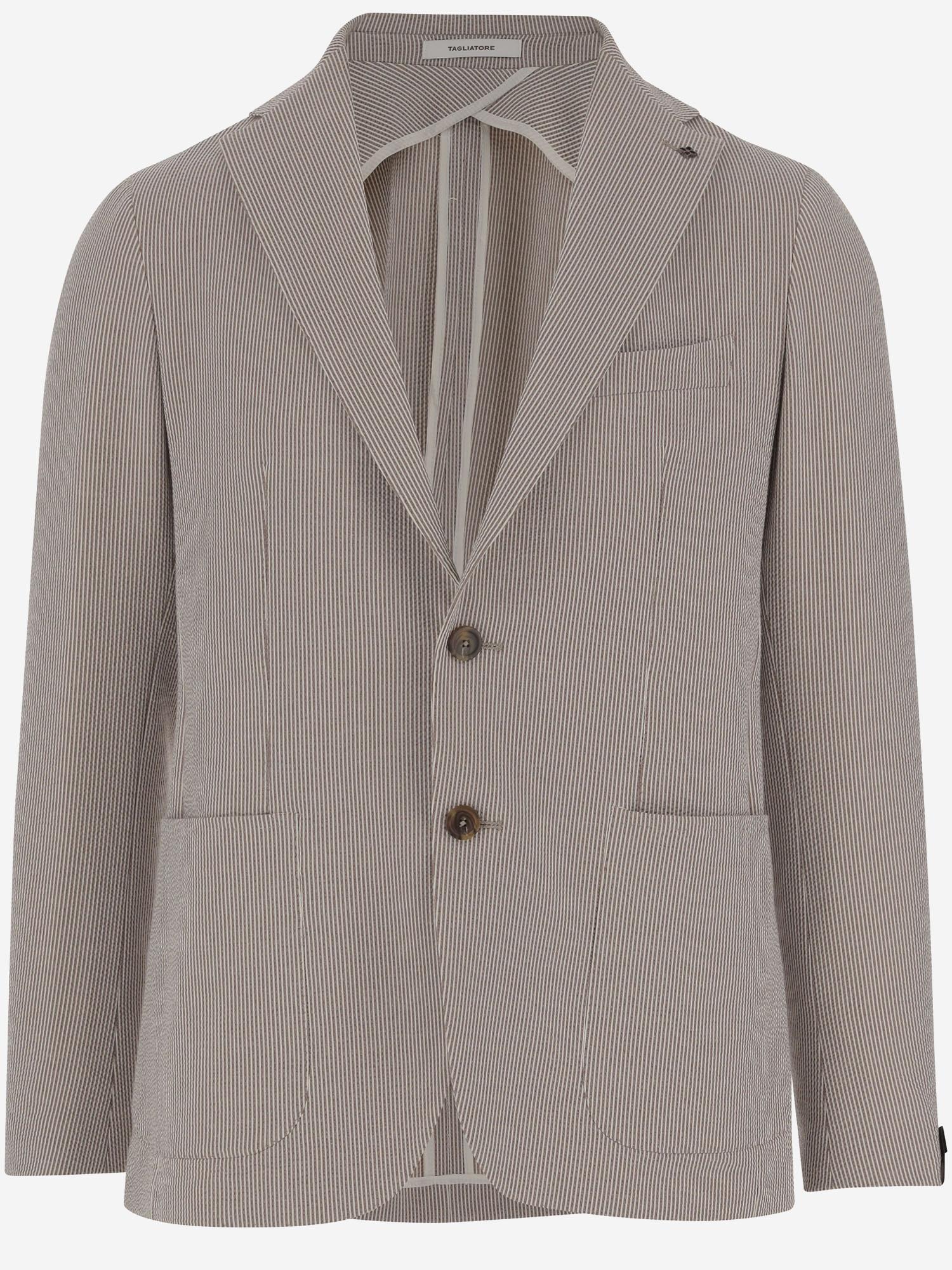 GIACCA IN COTONE STRETCH 1SMC22K 550047F3221 TAGLIATORE
