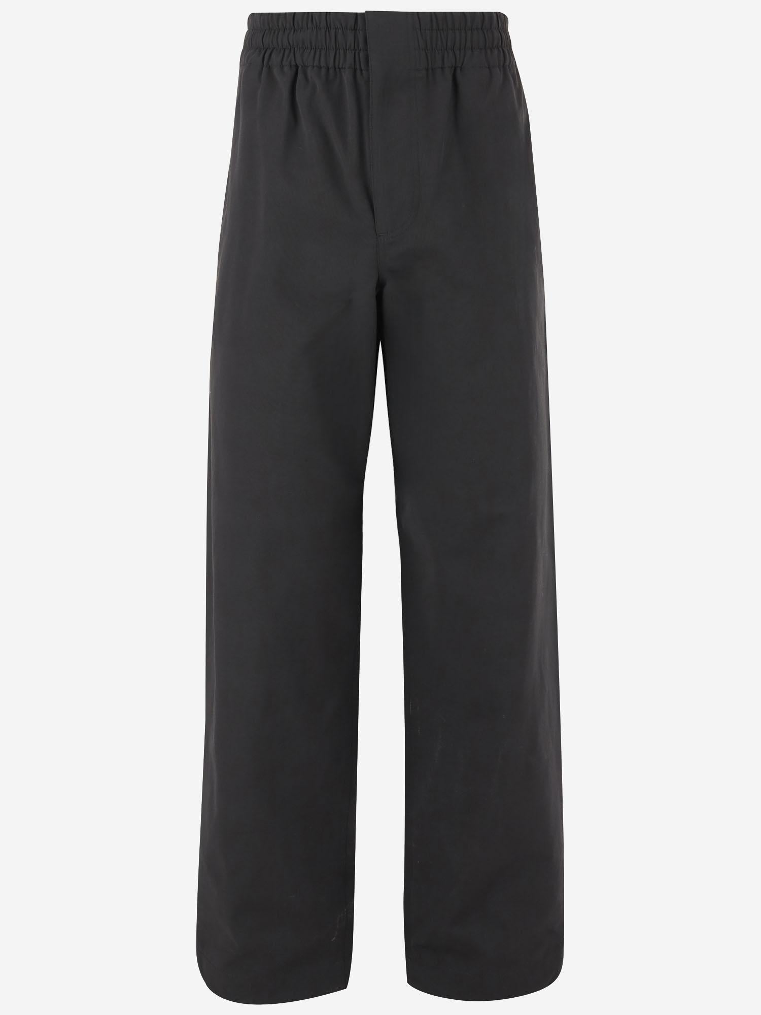 PANTALONI IN COTONE TECNICO 815581 V4Y501000 BOTTEGA VENETA