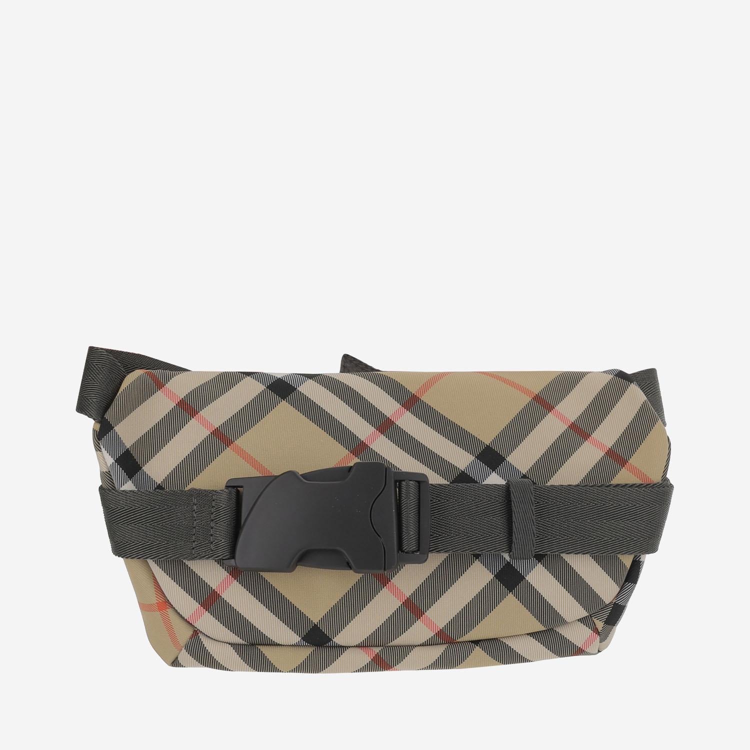 MARSUPIO CON MOTIVO CHECK 8106714 SAND BURBERRY