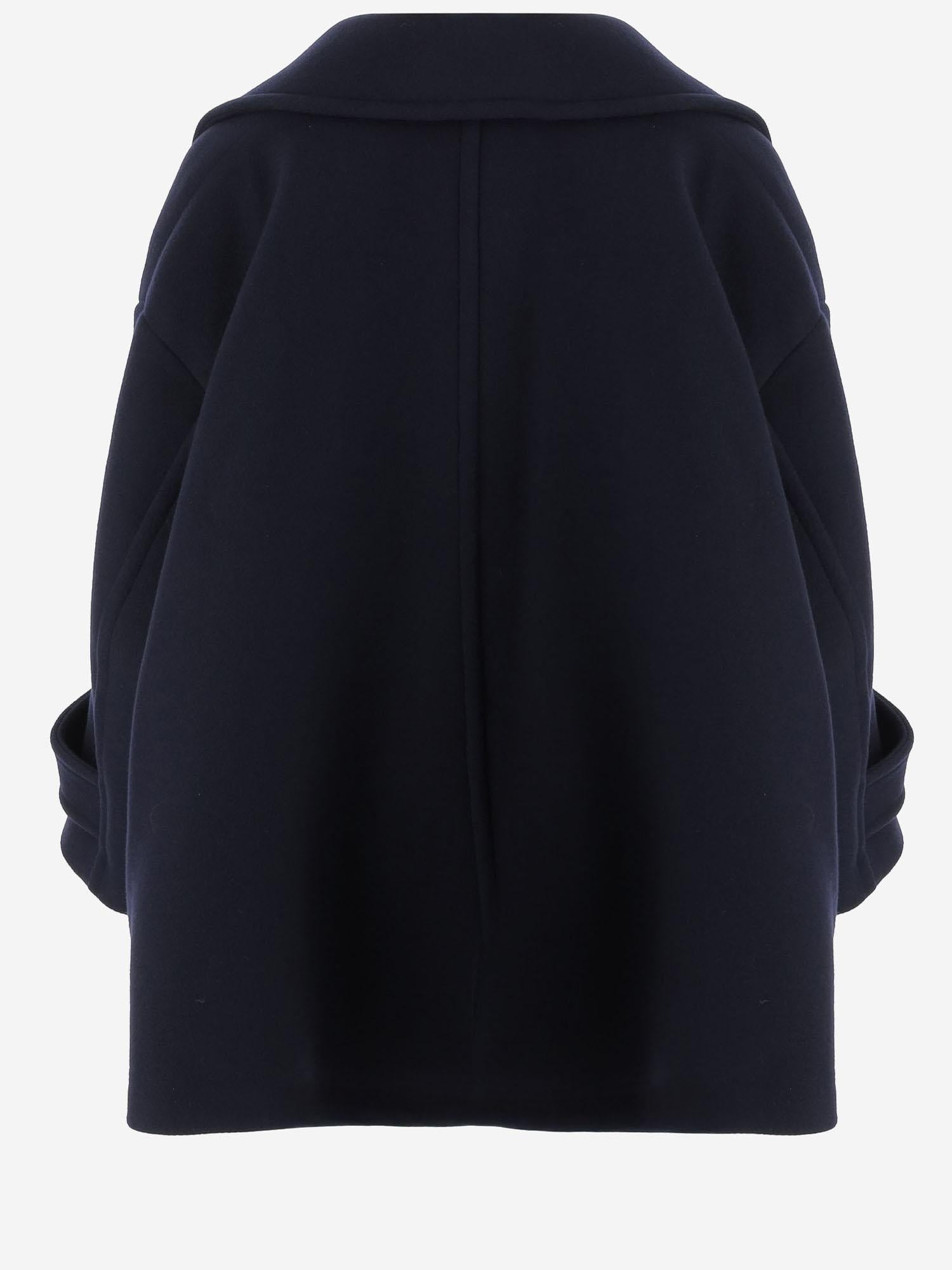 CAPPOTTO DOPPIOPETTO OVERSIZE IN LANA CH25AMA26952 48B CHLOE