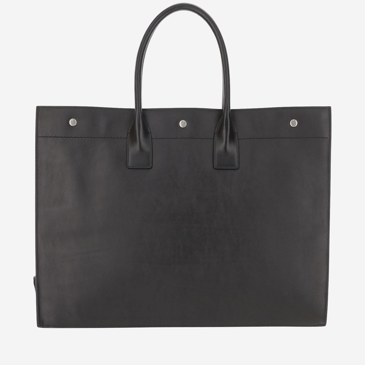 BORSA TOTE RIVE GAUCHE GRANDE IN MORBIDA PELLE 587273 CWTFE1000 SAINT LAURENT