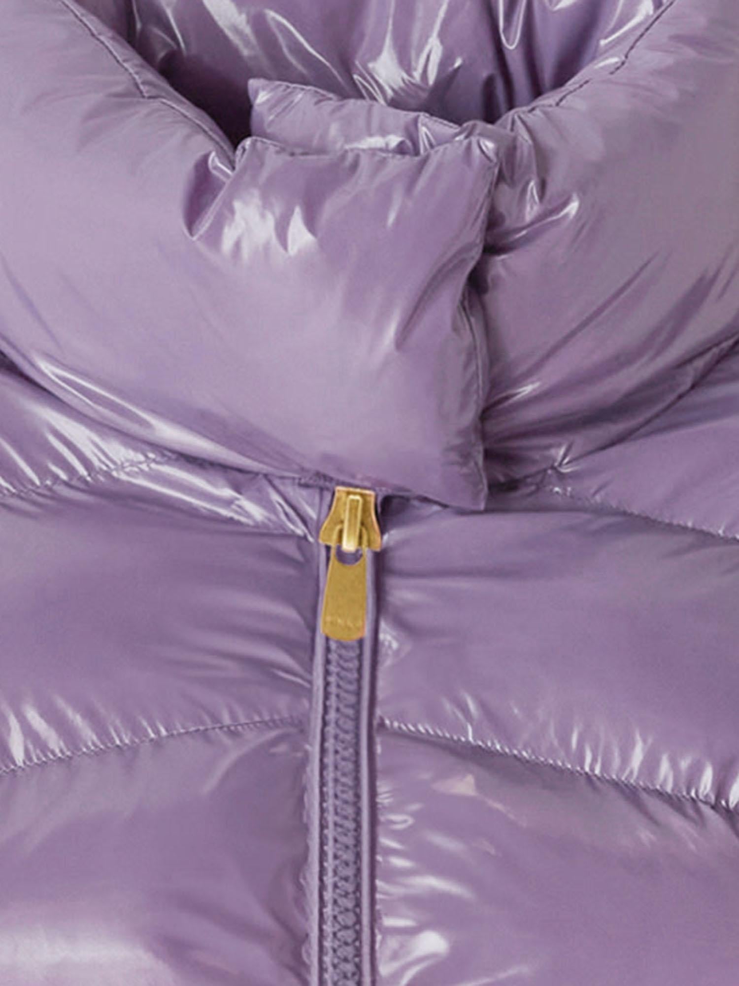 PIUMINO IMBOTTITO IN NYLON LUCIDA 101598 A2P7Y63 PINKO