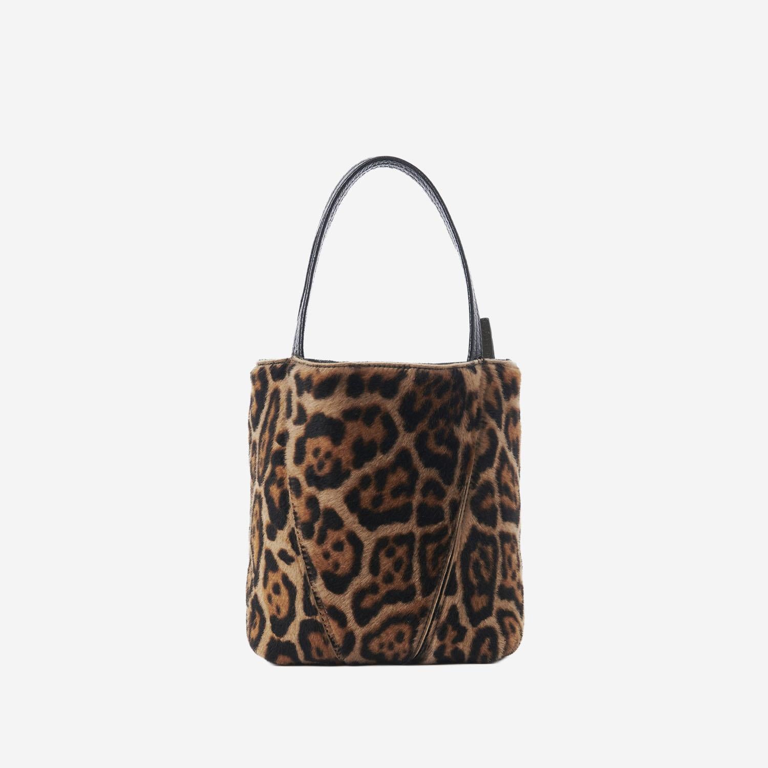 BORSA TOTE PICCOLA IN SHERALING CON MOTIVO ANIMALIER CH25WS812Q20 220 CHLOE