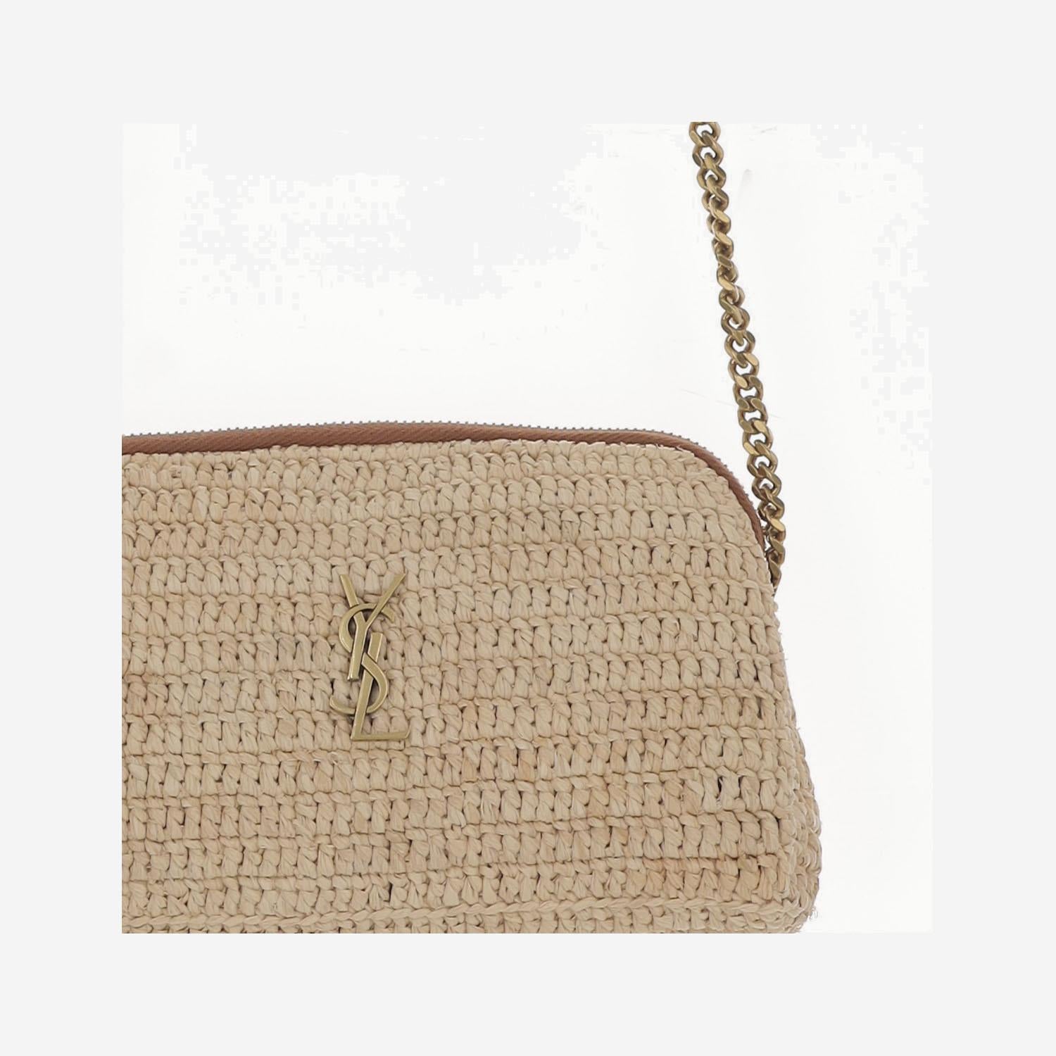 POCHETTE GABY IN RAFIA 774293 GAAEE2080 SAINT LAURENT