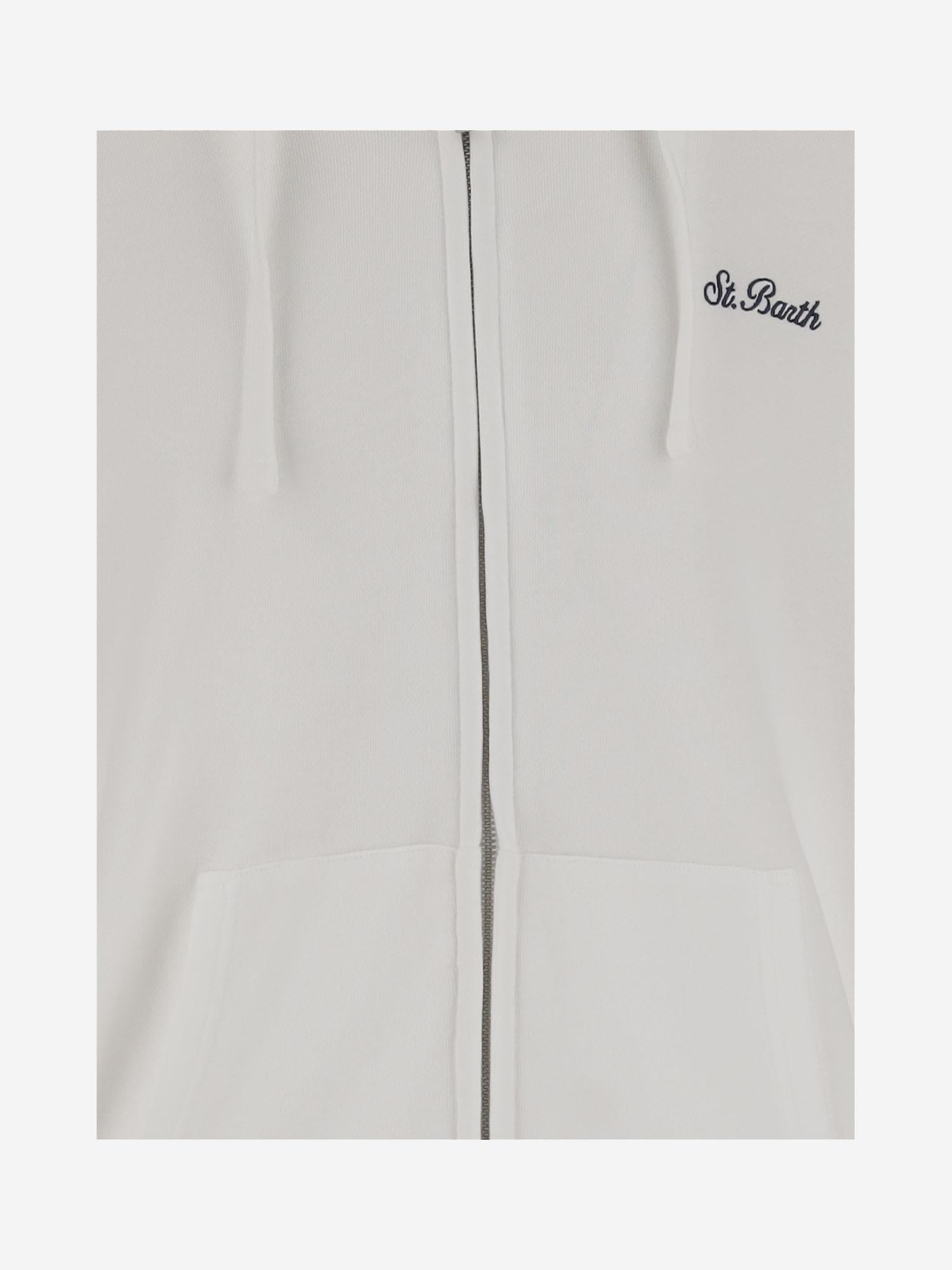 FELPA IN COTONE CON CAPPUCCIO DANN001 00049H MC2 SAINT BARTH