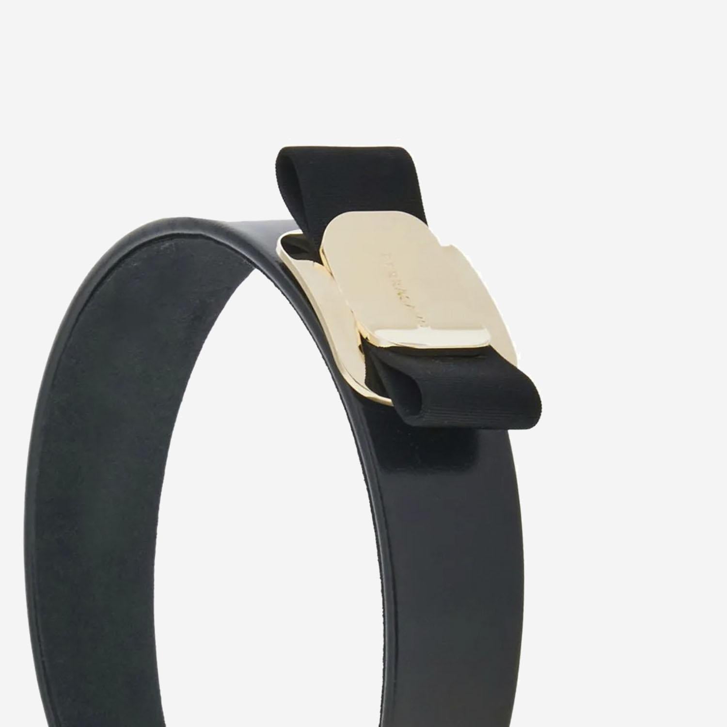 CERCHIETTO FIOCCO VARA 340454 001NERO SALVATORE FERRAGAMO