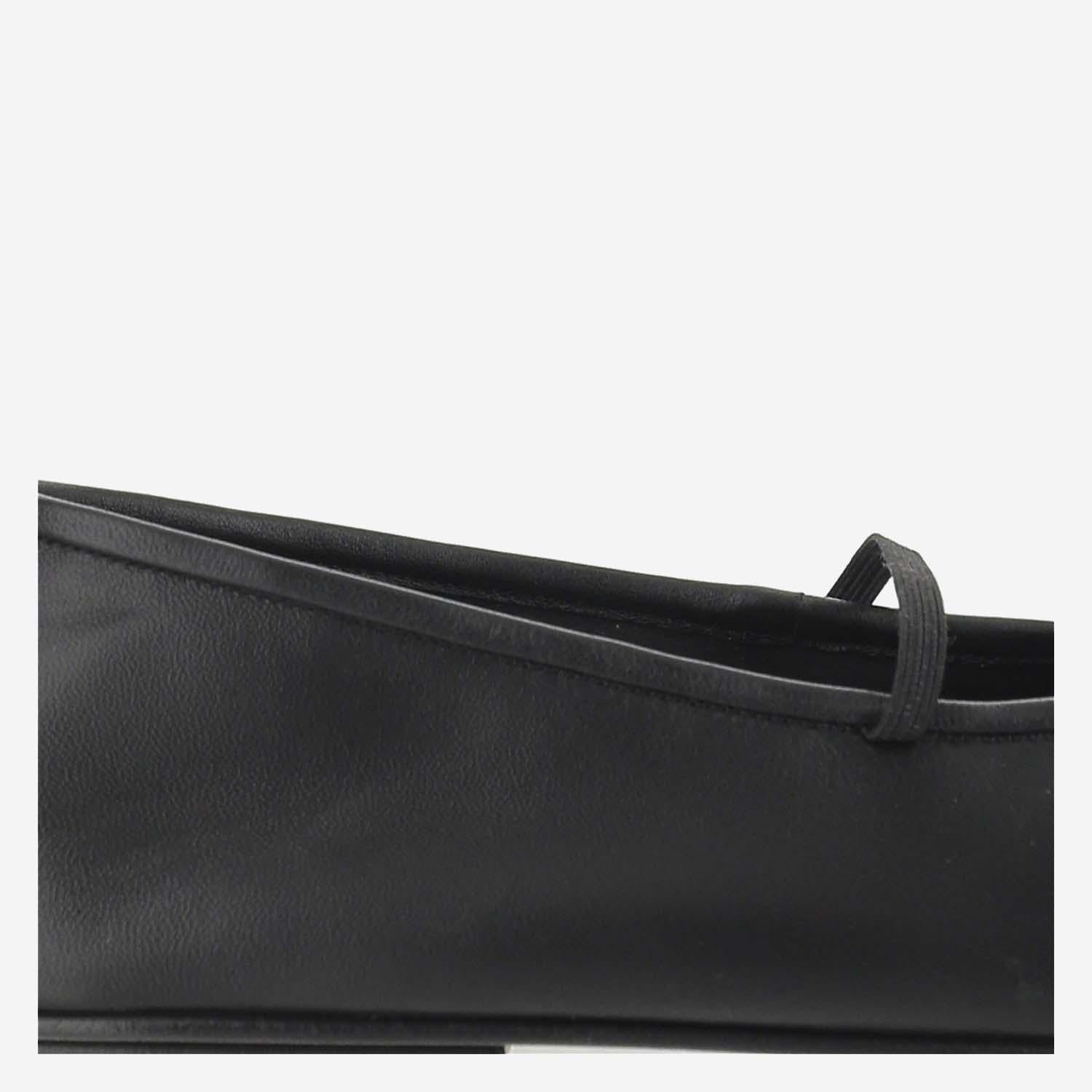 BALLERINE BALLET IN PELLE F1229N60 BLK THE ROW