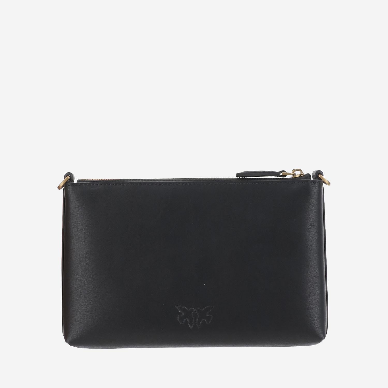 POCHETTE IN PELLE CON LOGO 104277 A0F1Z99Q PINKO