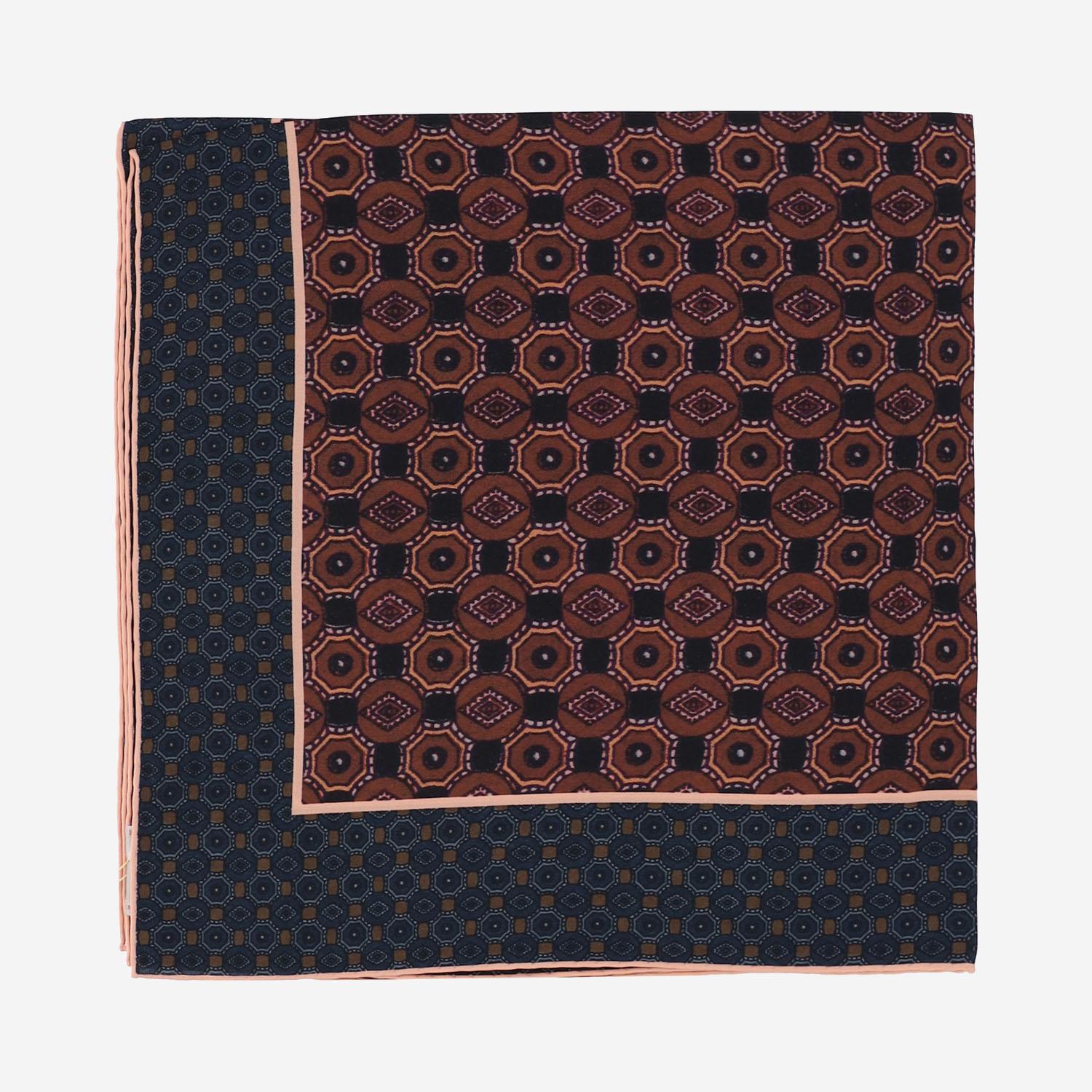 FOULARD IN SETA CON MOTIVO GEOMETRICO 011300 2210701 DRIES VAN NOTEN