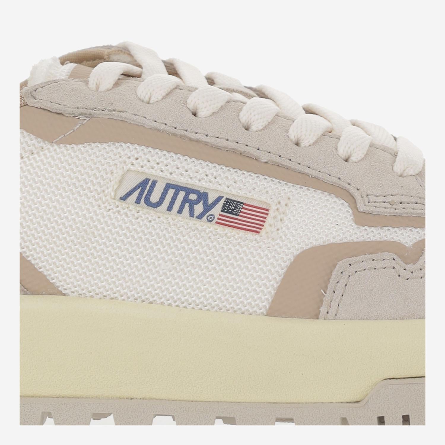 SNEAKERS WILDPACE LOW IN MESH E SUEDE LDLWAK03 DRAGONNABUKWHISSAND AUTRY