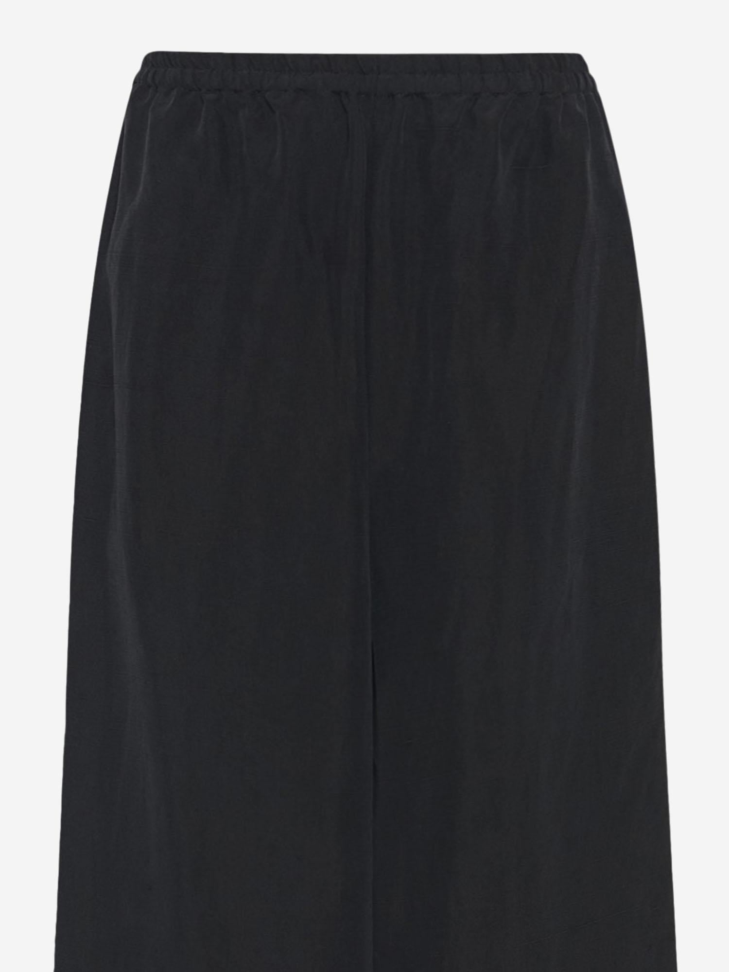 PANTALON BELLANAI IN SETA 8893W3952 BLK THE ROW