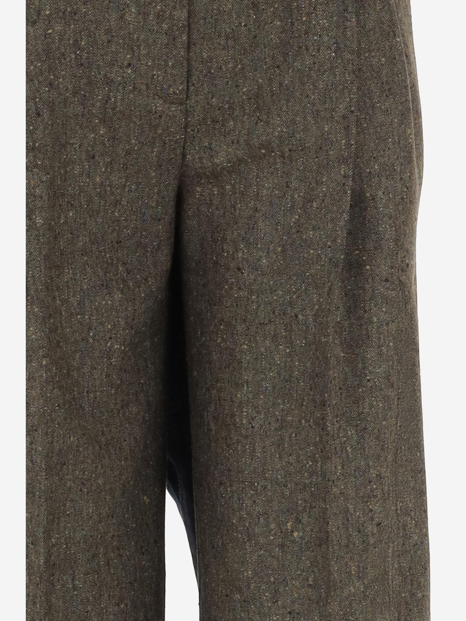 PANTALONI MAFALDA IN LANA MAFALDAT 93243 QL2