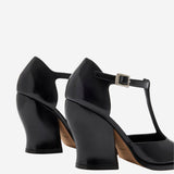 Décolleté Onda con cinturino a T in pelle LONDS01X05 1100 LOEWE