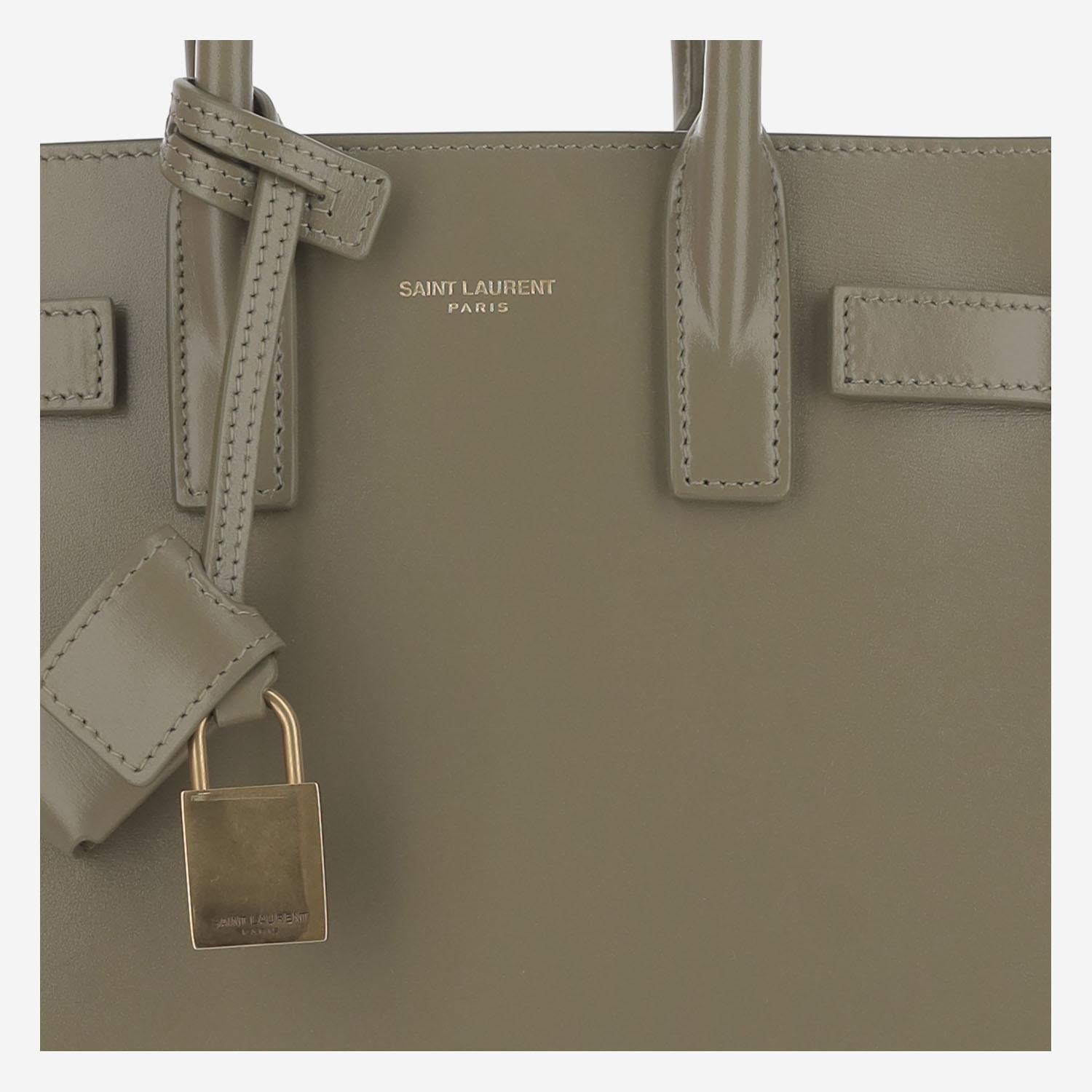BORSA SAC DE JOUR NANO IN PELLE 392035 02G9W3798 SAINT LAURENT