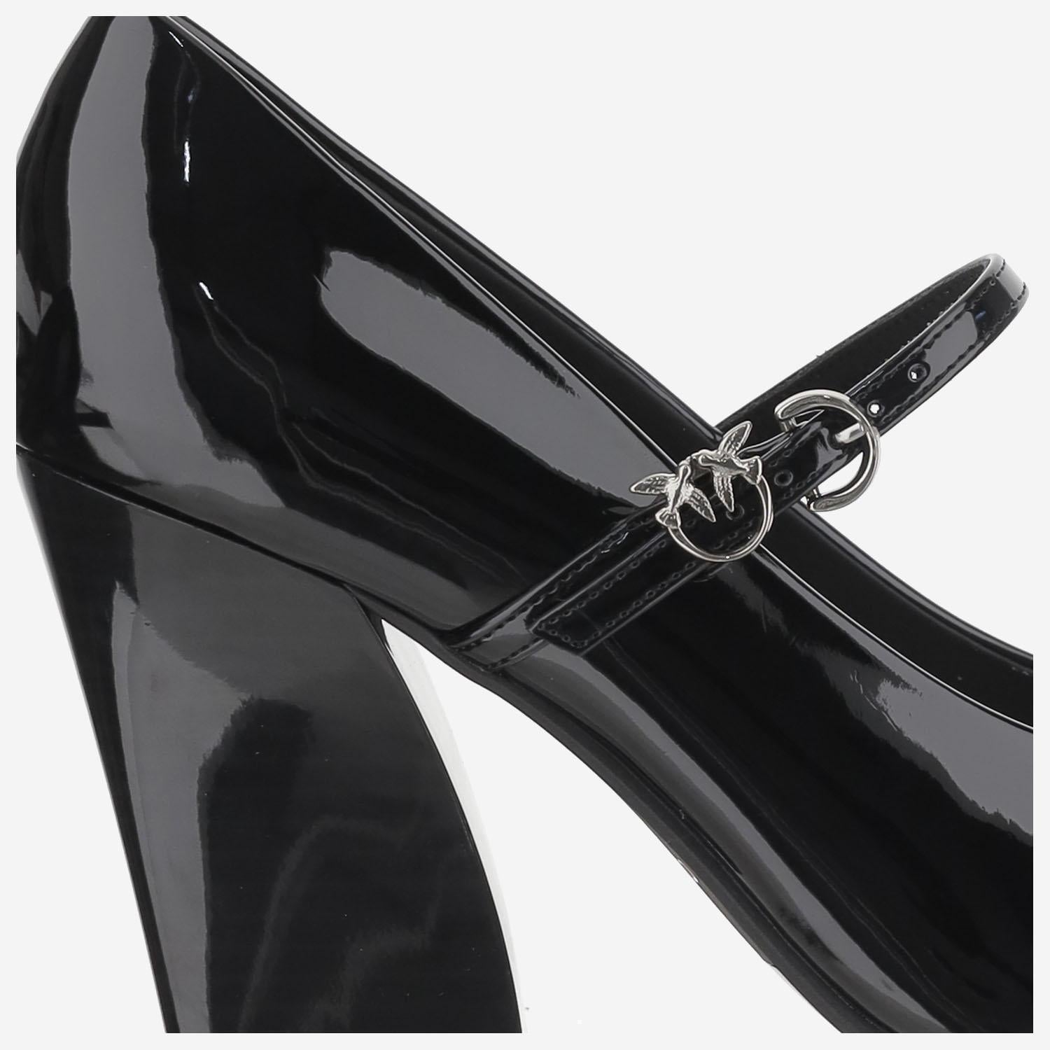 DECOLLETÉ IN PELLE LUCIDA SD0415 E002Z99 PINKO