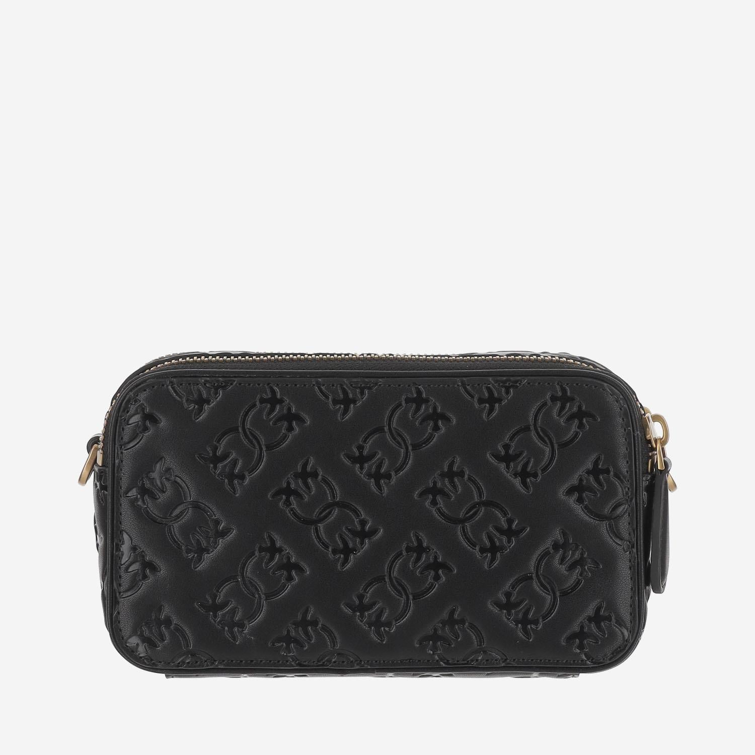 BORSA A TRACOLLA IN PELLE MONOGRAM 104292 A1YBZ99Q PINKO