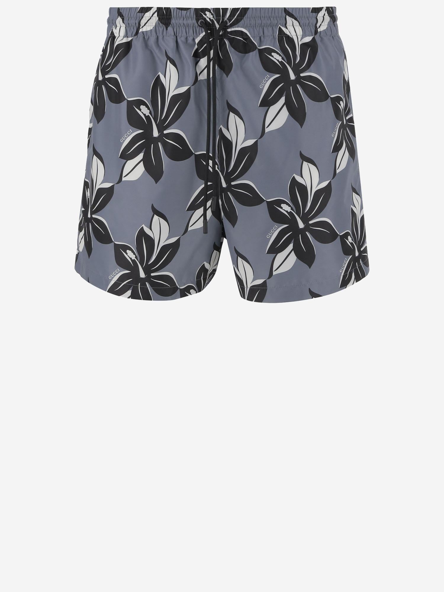COSTUME DA BAGNO IN NYLON CON LOGO 787899 XHAKF1136 GUCCI