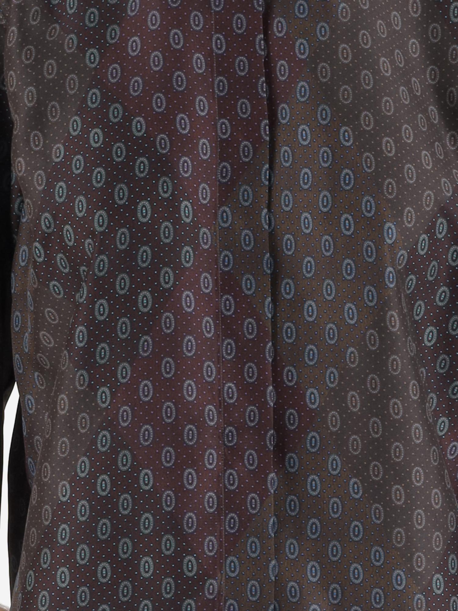 CAMICIA IN SETA CON STAMPA FANTASIA 010706 2127358 DRIES VAN NOTEN