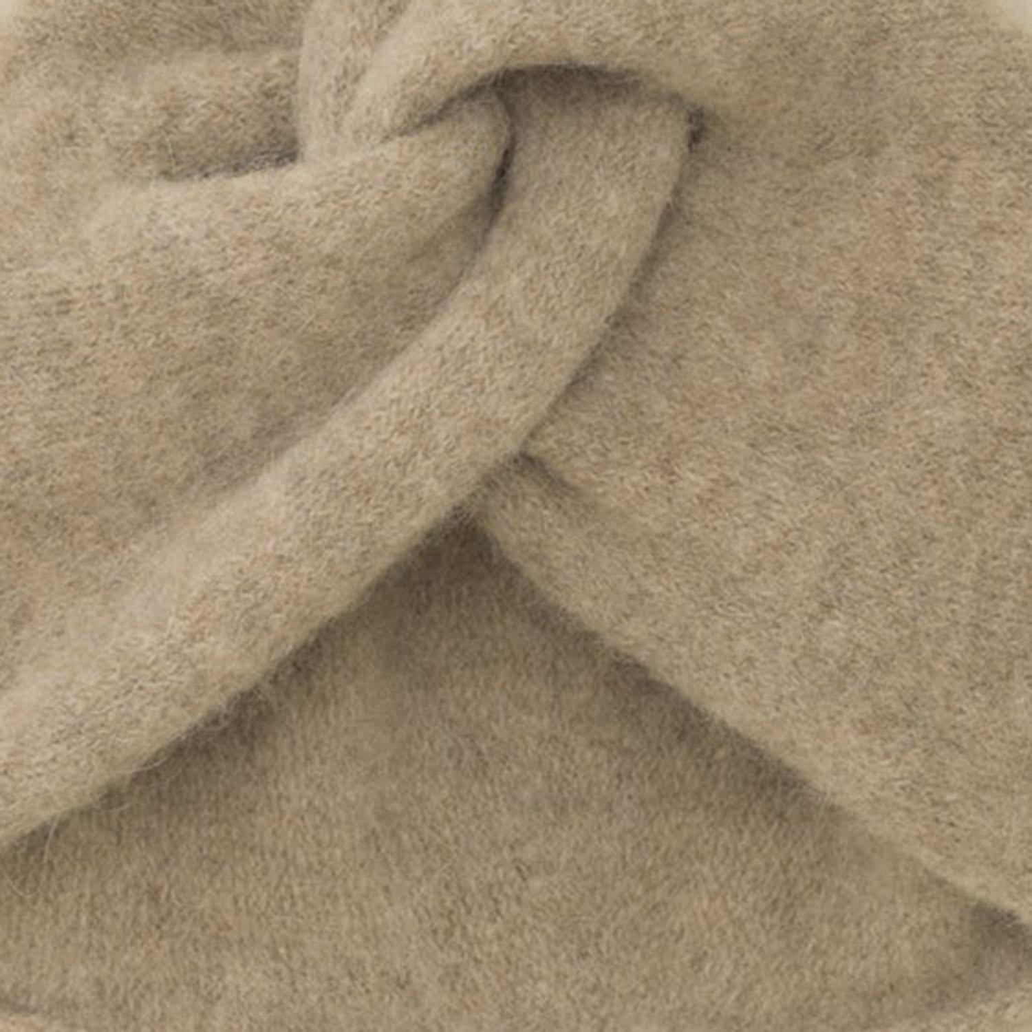 CAPPELLO IN MISTO ALPACA CON TORSIONE FRONTALE AW25A2576Y306 HUSK LAUREN MANOOGIAN