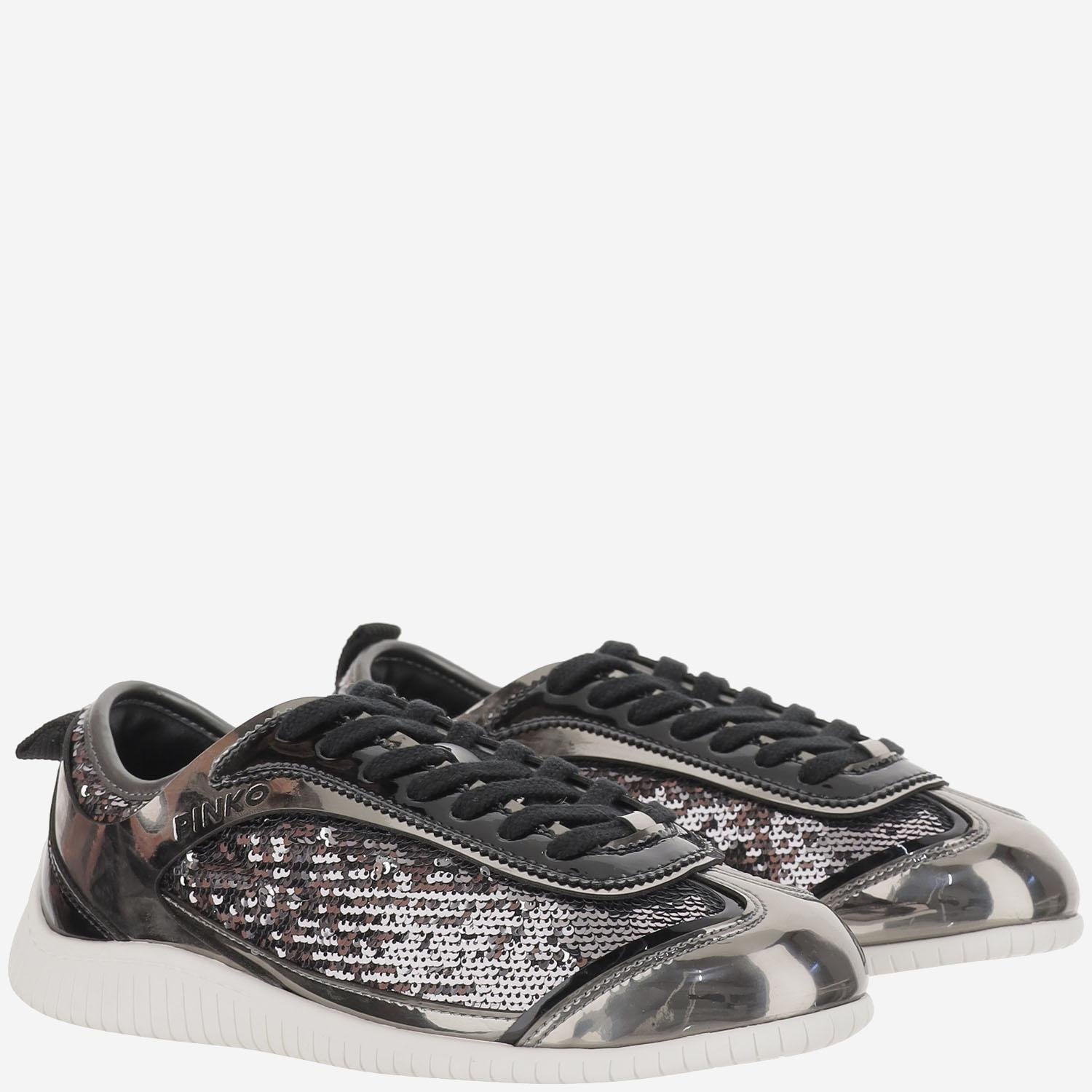 SNEAKRES REBY 10 CON PAILLETTES SS0123 T046KZ7 PINKO