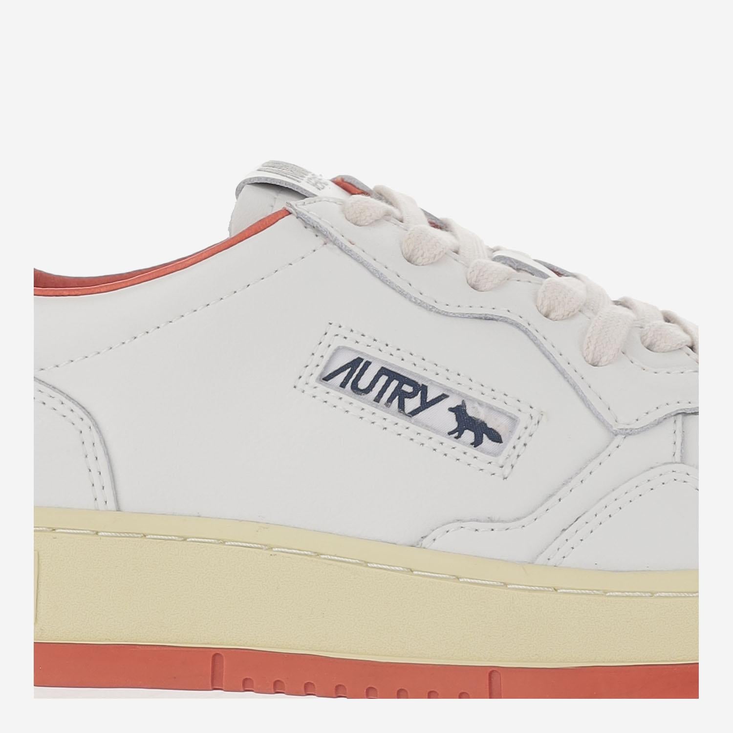 SNEAKERS LOW MEDIALIST MAISON KITSUNÉ x AUTRY AULMMK02 WHTRED AUTRY