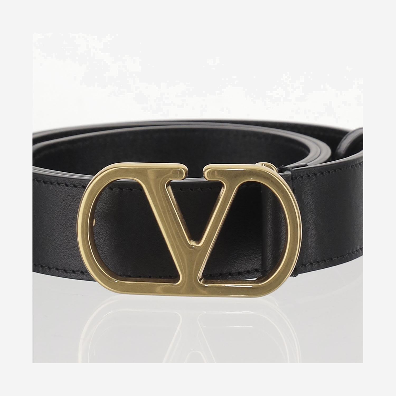 CINTURA VLOGO SIGNATURE IN PELLE 7W2T0SM3 IYR0NO VALENTINO GARAVANI