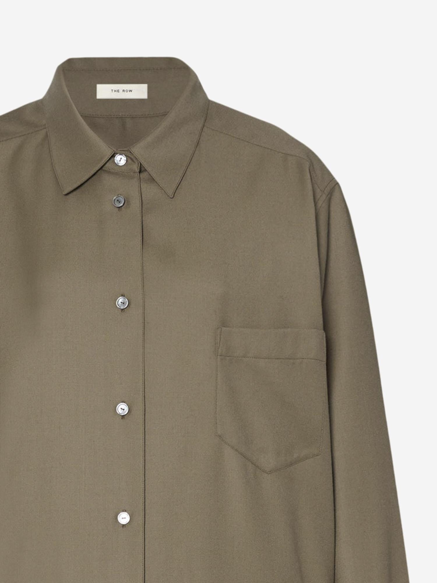 CAMICIA PINO IN LANA 10275W4084 MYB THE ROW