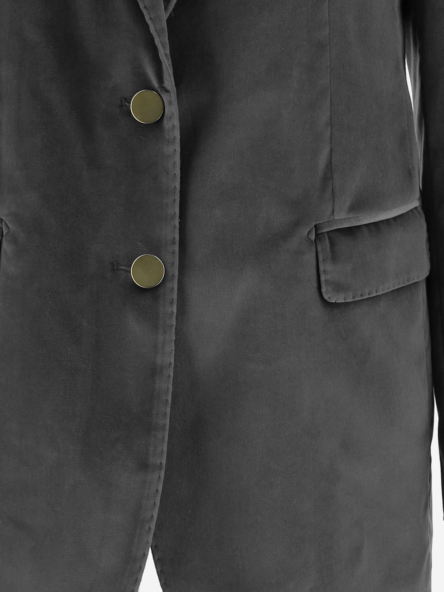 GIACCA MONOPETTO IN VELLUTO DI COTONE STRETCH JBERTHA16B 800020N1002 TAGLIATORE