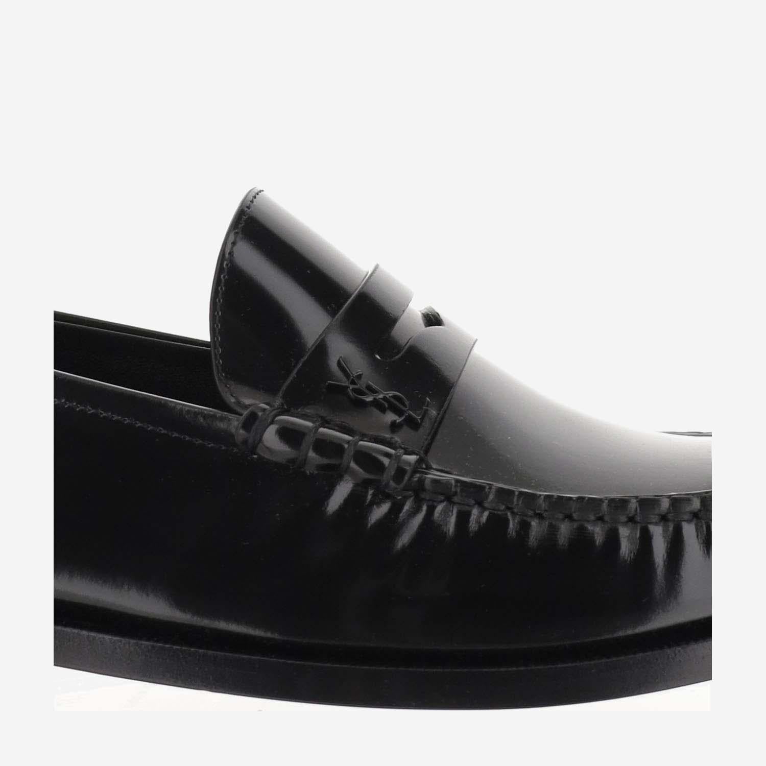 MOCASSINI MONOGRAM IN PELLE LISCIA 670231 AAA7R1000 SAINT LAURENT