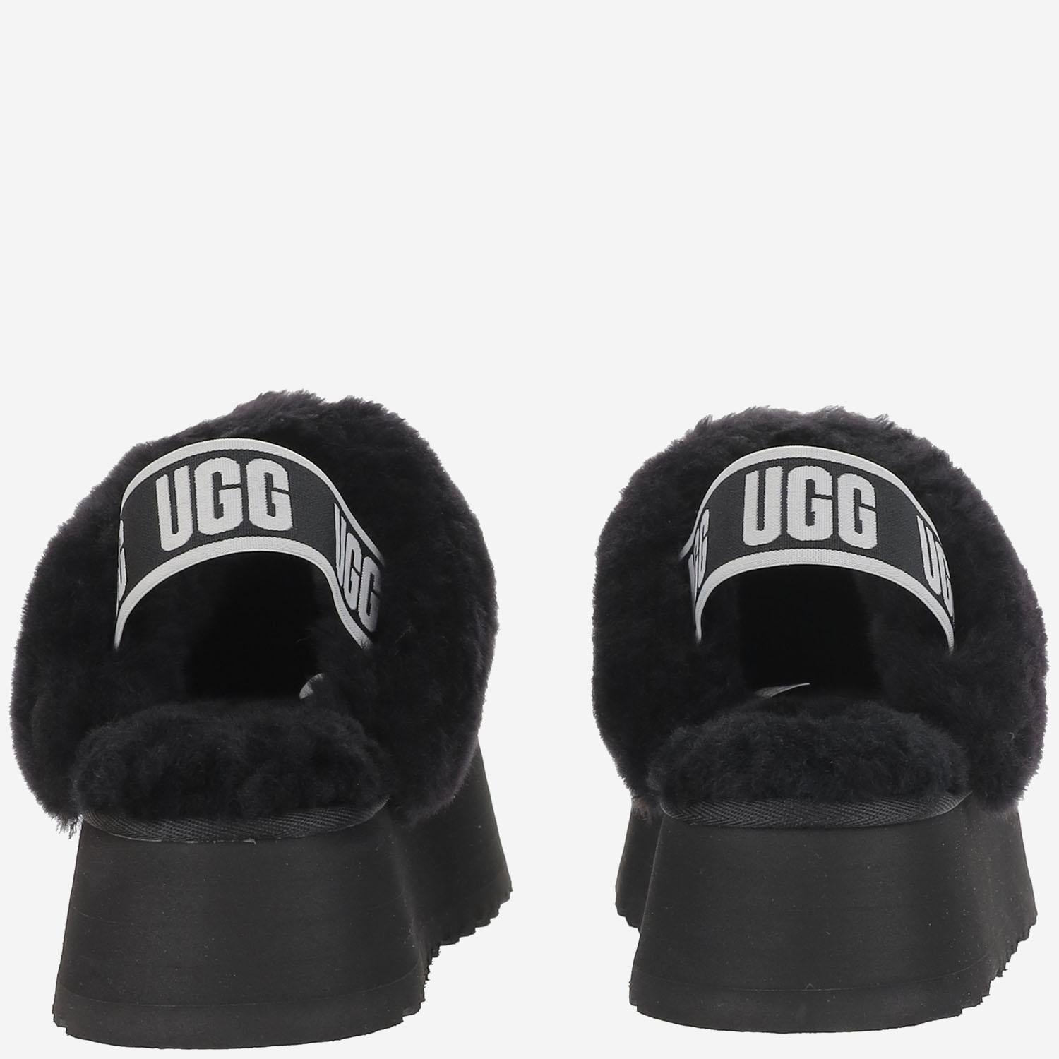 MULES IN PELLE SCAMOSCIATA 1113474 BLK UGG