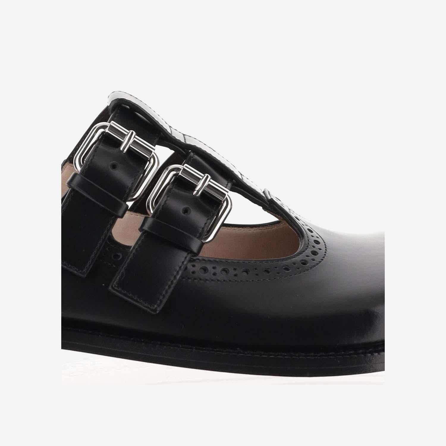 MULES CAMPO MARY JANE IN PELLE L815379X83 1100 LOEWE