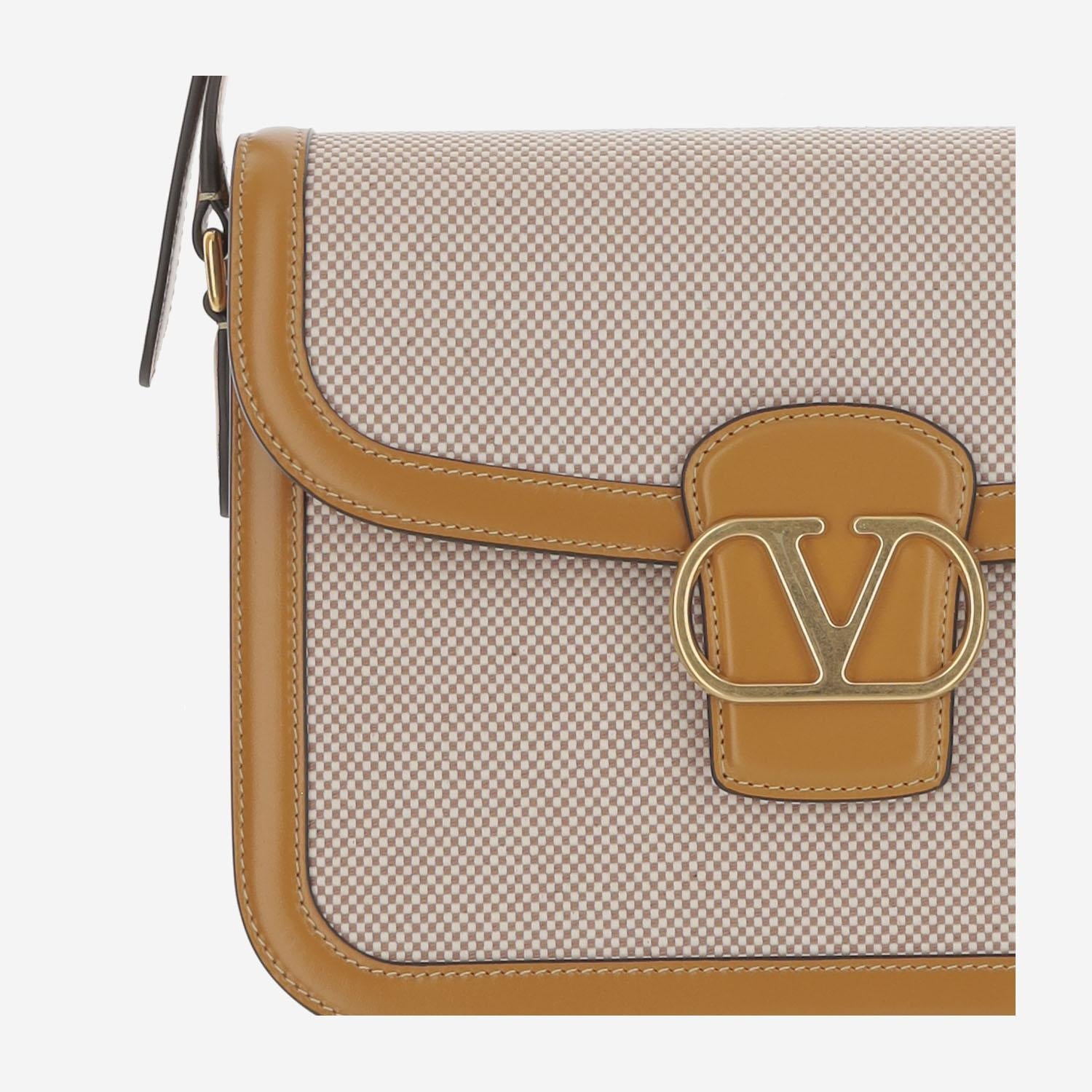 BORSA A SPALLA VALENTINO GARAVANI 9TO5 IN CANVAS 6W2B0R15CJP REK VALENTINO GARAVANI