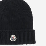 BEANIE IN LANA CON LOGO 3B00026M1172 999 MONCLER ENFANTS