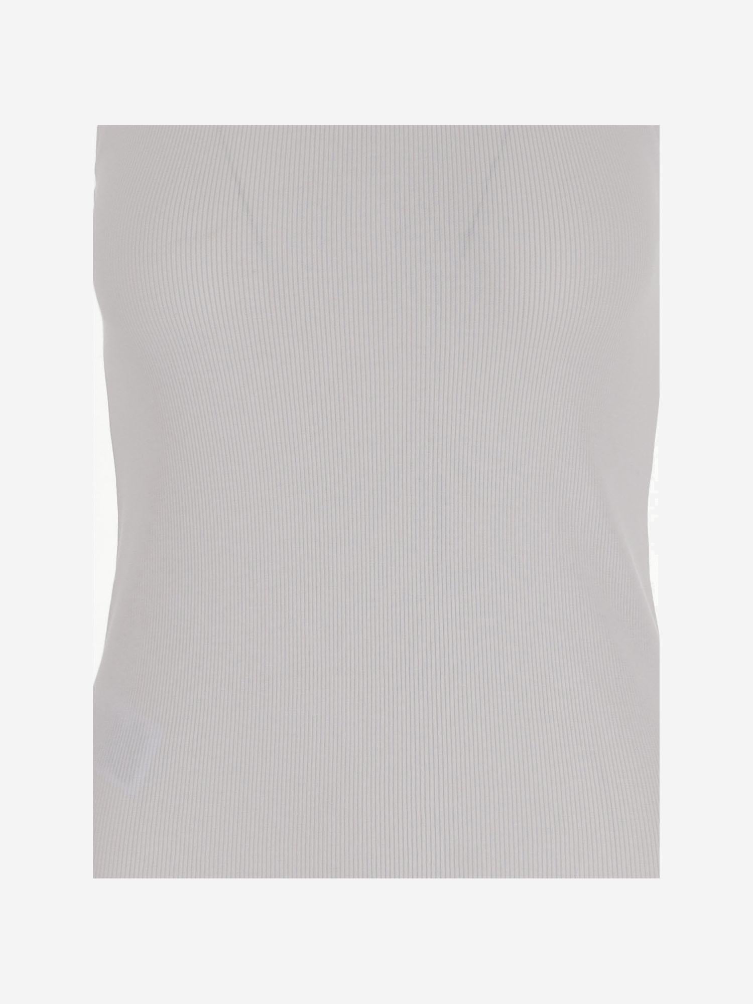 TANK TOP IN COTONE STRETCH CON LOGO 100822 A2C1Z04 PINKO