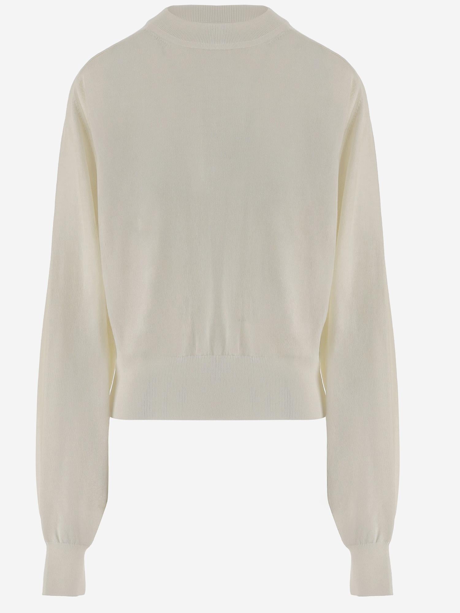 MAGLIONE IN LANA MERINO CON RICAMO LOGO SWW00632AK00299 110 JACQUEMUS
