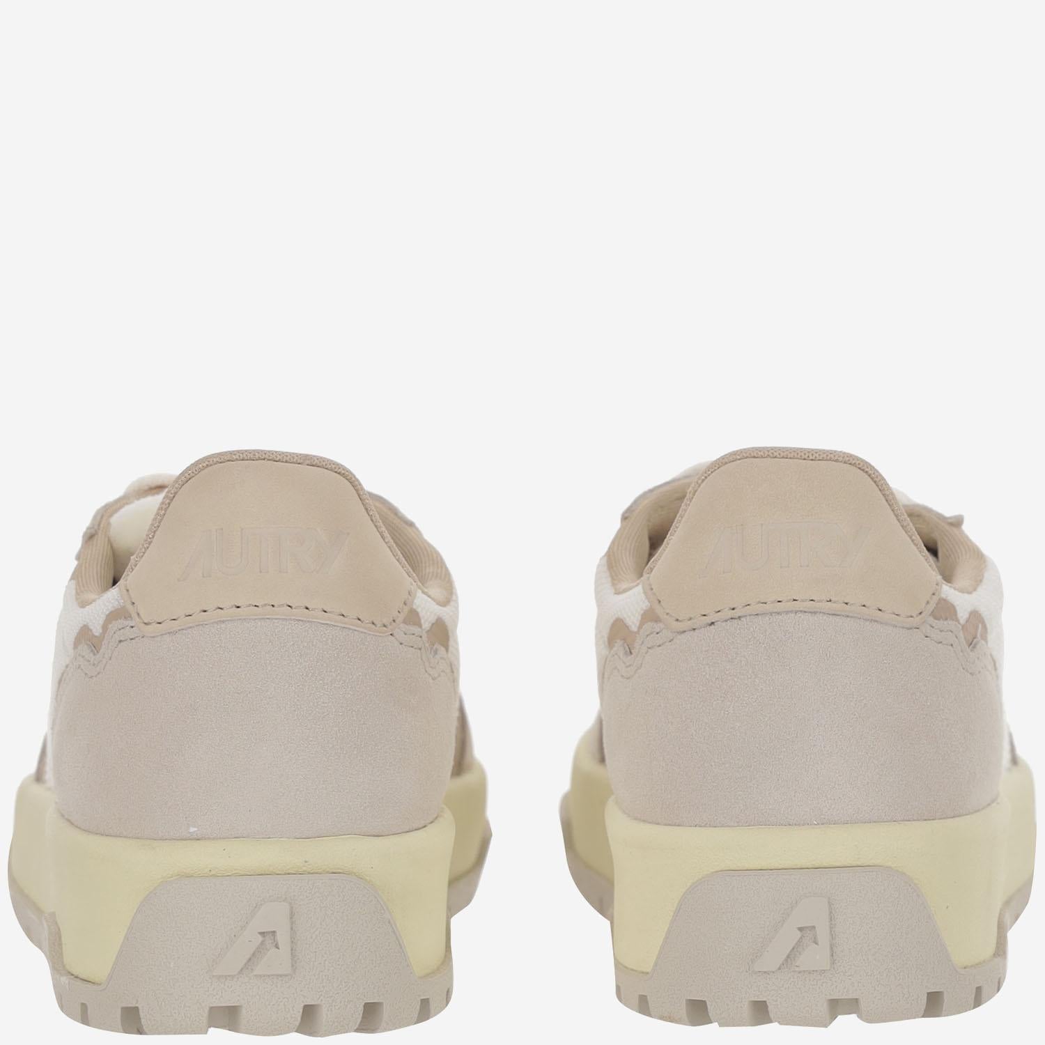 SNEAKERS WILDPACE LOW IN MESH E SUEDE LDLWAK03 DRAGONNABUKWHISSAND AUTRY