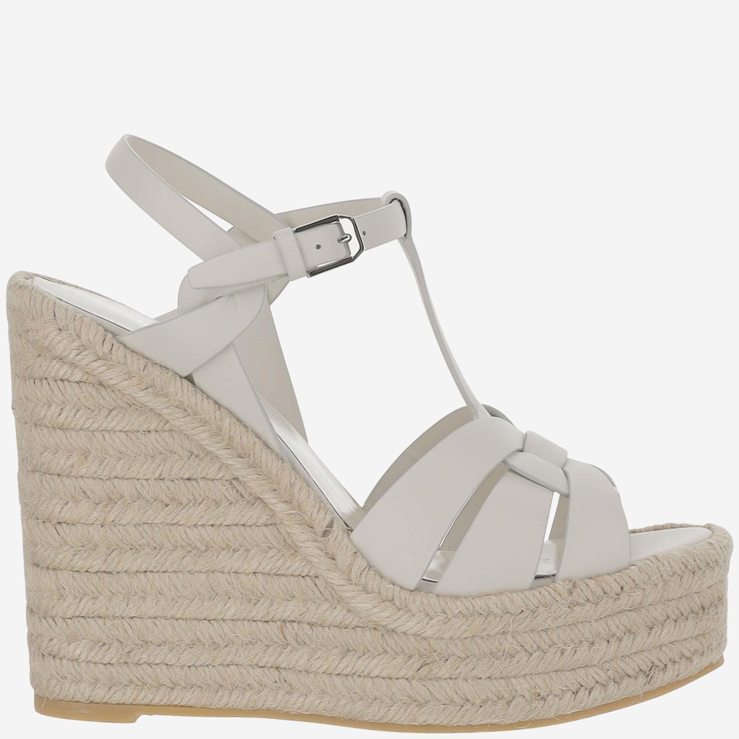 ESPADRILLAS CON ZEPPA TRIBUTE 611924 BZC009008 SAINT LAURENT