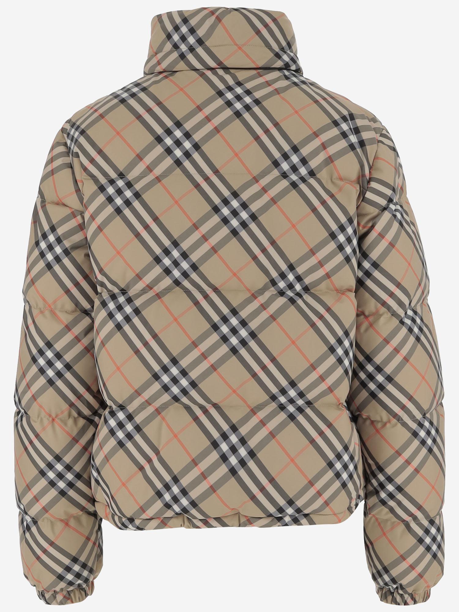 Piumino CON MOTIVO CHECK 8110249 SANDIPCHECK BURBERRY