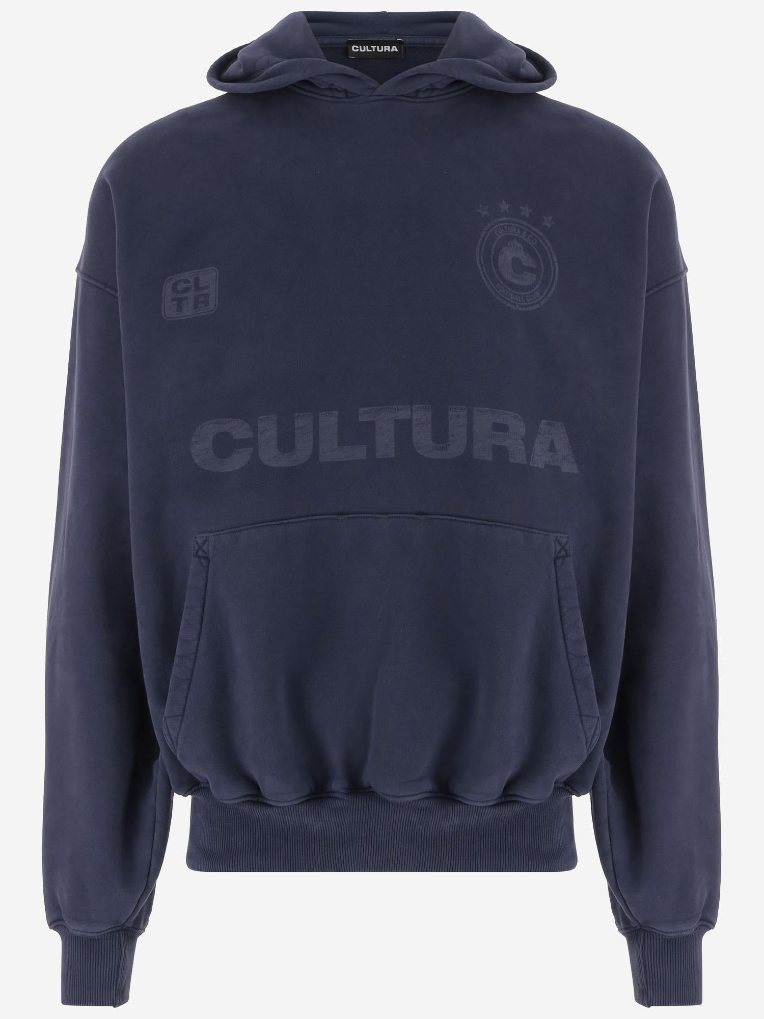 FELPA IN COTONE CON LOGO K003 CULTURA