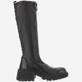 STIVALI IN PELLE LUNEKBFLAT SRNBLACK JIMMY CHOO