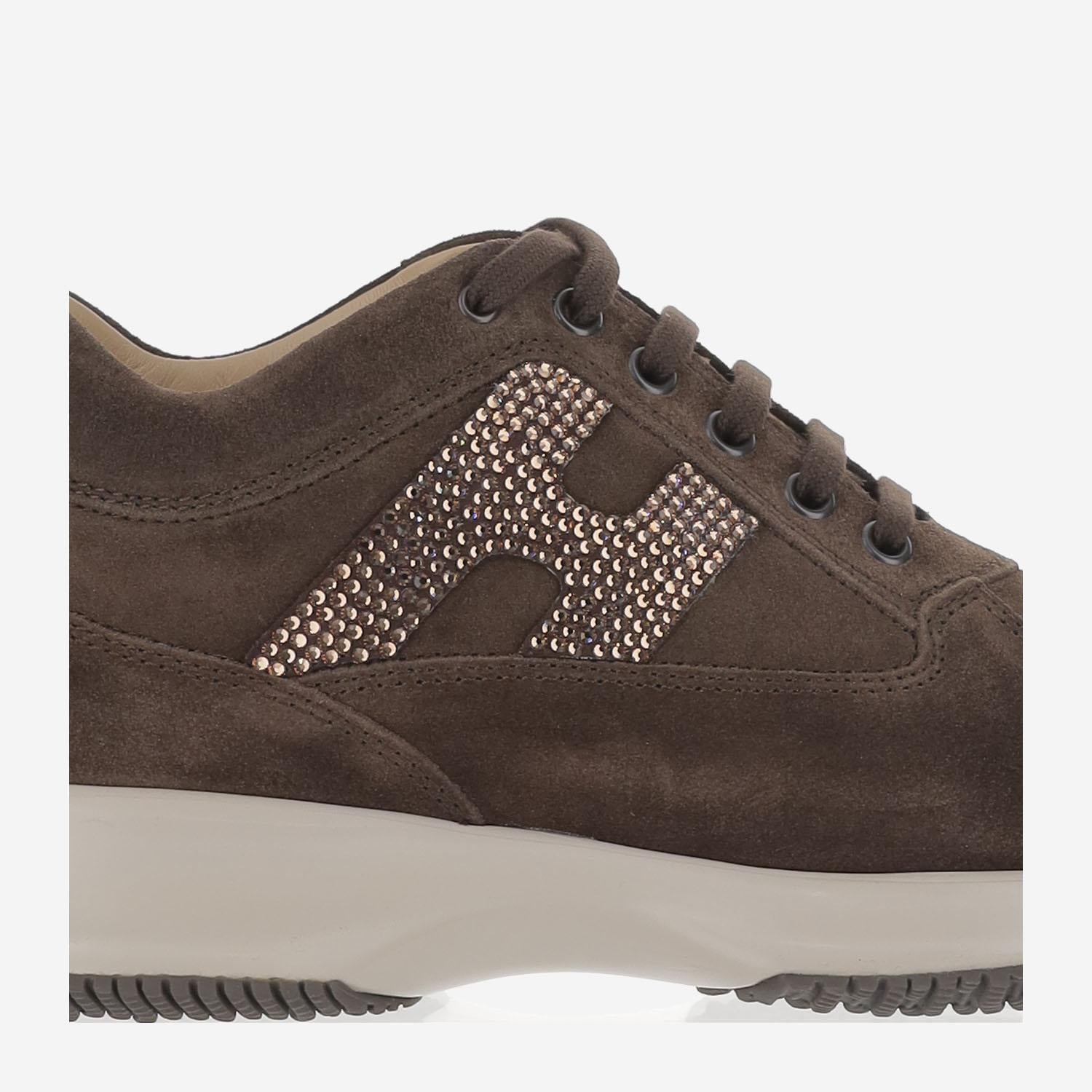 SNEAKERS INTERACTIVE IN PELLE SCAMOSCIATA HXW00N02011UH6 0UU0 HOGAN