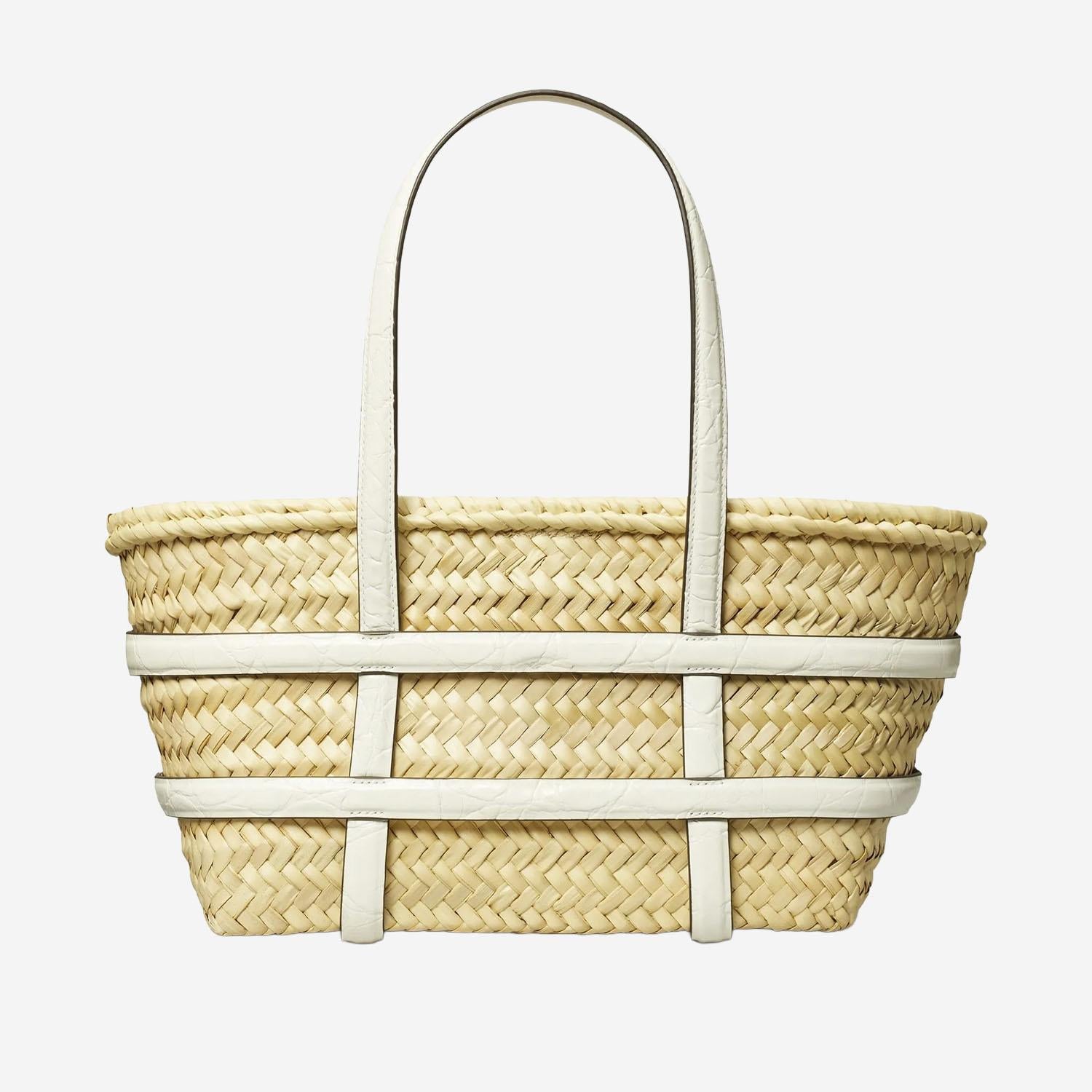 BORSA SHOPPING ELLA IN PAGLIA 169396 101 TORY BURCH