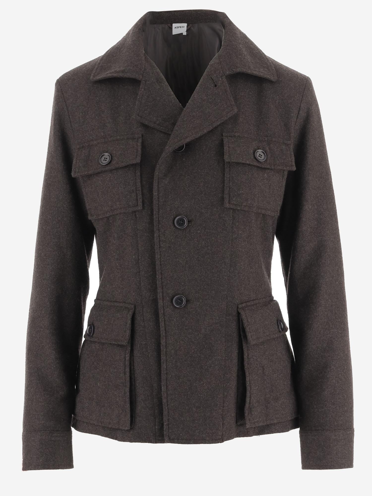 GIACCA IN LANA E CASHMERE 0958C803LA 15325 ASPESI
