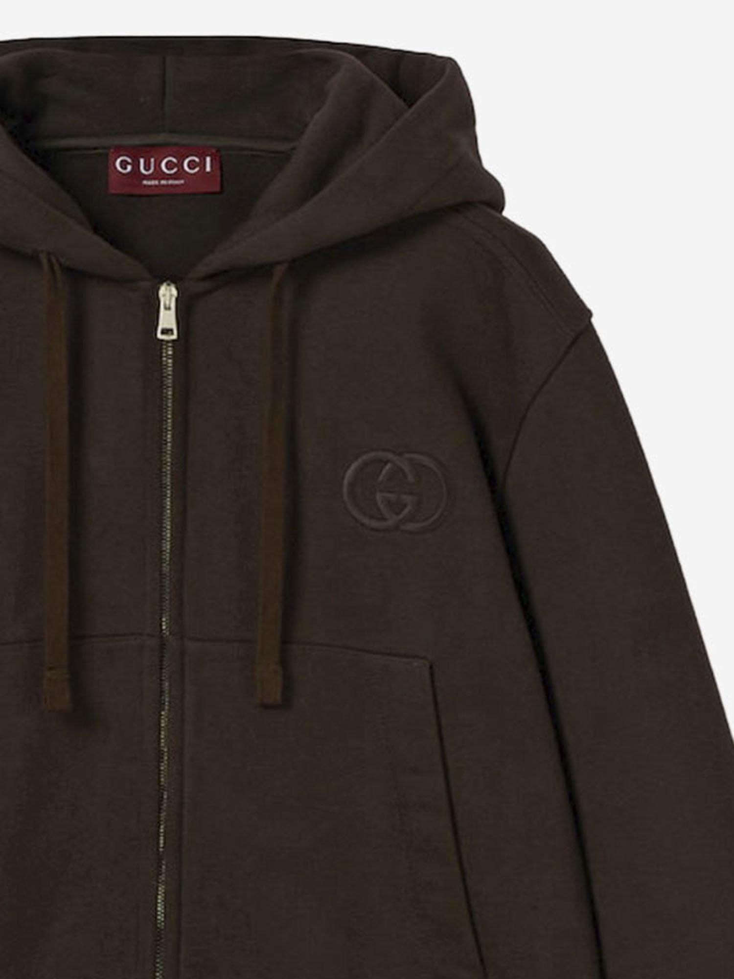 FELPA IN COTONE CON ZIP 841746 XJHKH2093 GUCCI