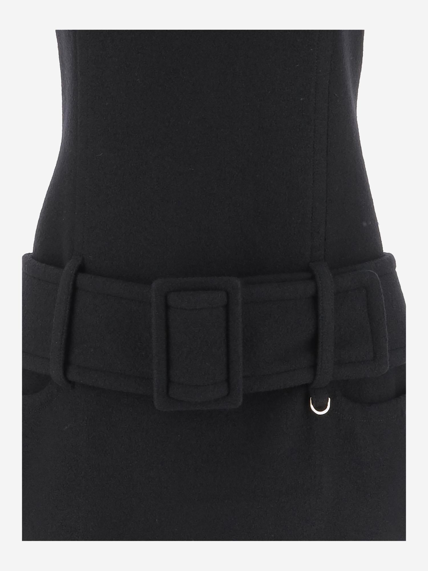 MINI ABITO IN LANA DR2060232 999B PATOU